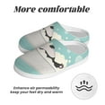 thumbnail image 6 of Wukai French Bulldog Taking a Bath Print Women's Indoor Bedroom Slipper Slip On Shoes, Unisex House Shoes with Anti-Skid Sole for Men, Gift for Women Men-11, 6 of 7