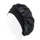 thumbnail image 2 of Gorro de satén para dormir, gorro para el pelo, gorro ancho negro para dormir, gorro de satén, funcionalidad de alta precisión, 2 of 8