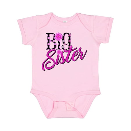 

Inktastic Big Sister with Polka Dots Gift Baby Girl Bodysuit
