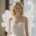 thumbnail image 5 of 12-Piece Transparent Butterfly Wings, Fairy Back Decor for Costume Parties, Angel Wings for Dress Up and Events, 5 of 6