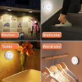 thumbnail image 5 of 3pack Led Motion Sensor Lights Indoor, Closet Lights, Battery Operated Night Light, Wireless Wall Lamp For Stairs, Hallway, Garage, Entryway (cool Whi, 5 of 5