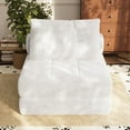 thumbnail image 2 of Furmax Futon Sofa Bed Folding Sofa Couch for Bedroom , Living Room,White, 2 of 8