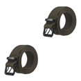 thumbnail image 4 of Sonducket Cinturón de cintura Casual Accesorio de moda ajustable Lona transpirable con hebilla de metal diario Correa al aire libre Verde 2piezas, 4 of 6