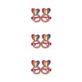 thumbnail image 1 of Qarigey Gafas de Fiesta Temática accesorios divertidos para fotos decoración orgullo fotografía carnaval Iris accesorios para gafas Type1 NO1, 1 of 6