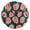 Black, variant on Cute Strawberry Pattern Wall Clock 10in Round Artistic Oil Painting Home Decor Desk Table Clock
