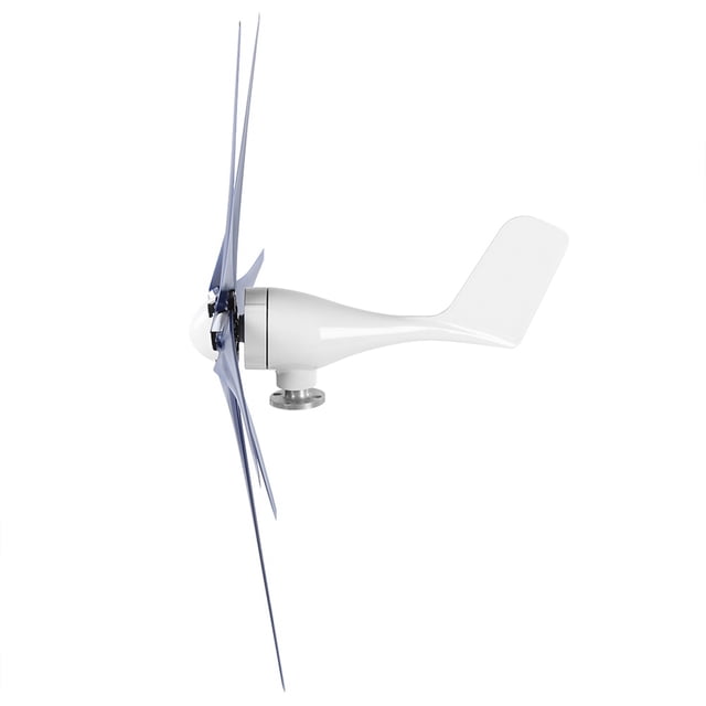 800W Professional Wind Turbines with 6 Blade Generator High Wind Utilization Suitable for Boats Terraces Cabins