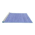 thumbnail image 2 of Ahgly Company Machine Washable Indoor Round Oriental Blue Industrial Area Rugs, 8' Round, 2 of 4