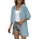 thumbnail image 1 of Chaquetas y abrigos casuales sin capucha de manga larga para mujer, blusas casuales de manga tres cuartos, cárdigan, abrigo para mujer, 1 of 8