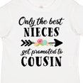 thumbnail image 4 of Inktastic Only the Best Nieces Get Promoted to Cousin Boys or Girls Toddler T-Shirt, 4 of 5
