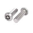 thumbnail image 3 of Tornillos de seguridad con cabeza de botón Torx de acero inoxidable 304 M6x20mm a prueba de manipulaciones 20 piezas, 3 of 4