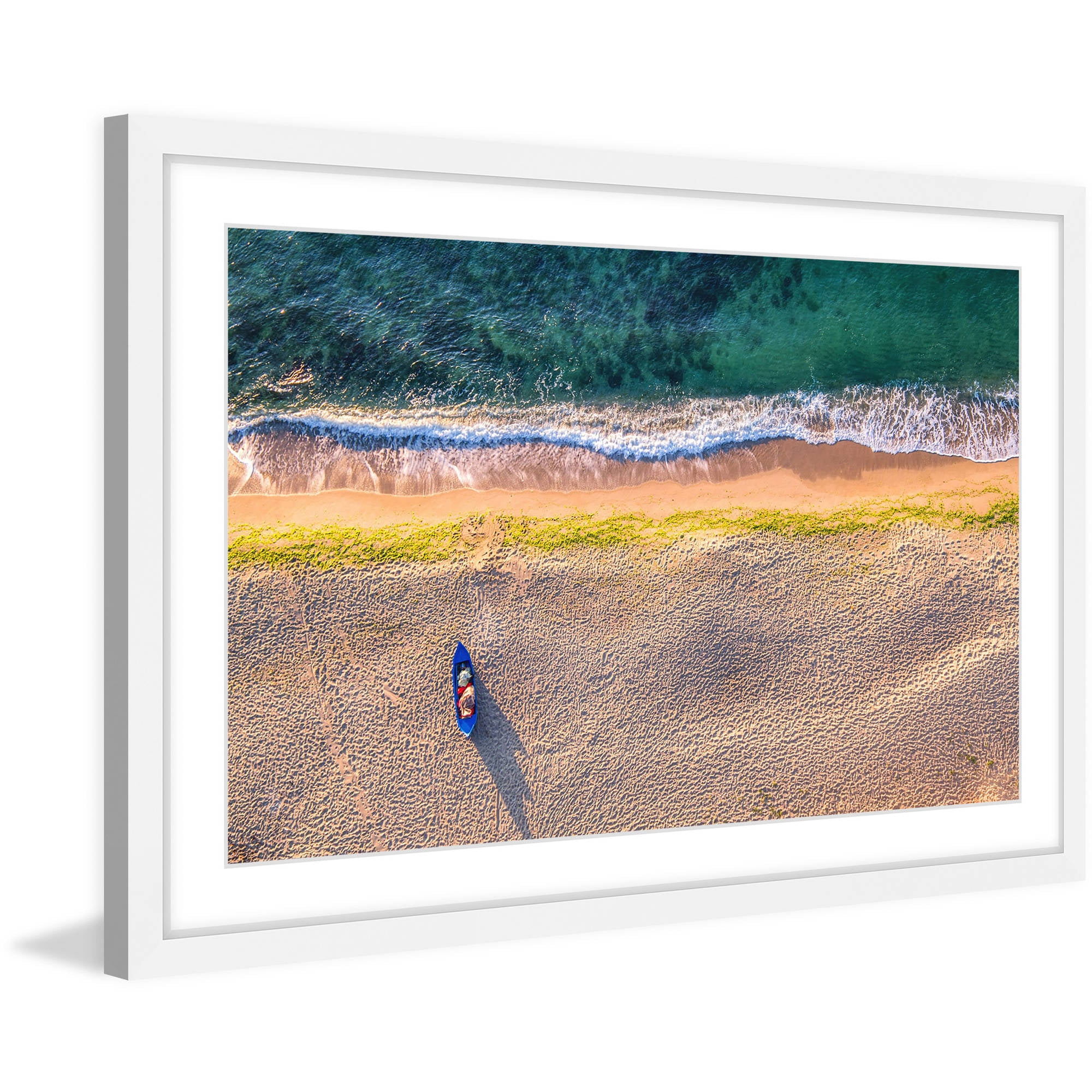 Marmont Hill "One Canoe" Framed Painting Print