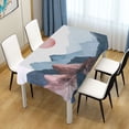 thumbnail image 3 of Yayeee Tablecloths for Rectangular Tables 54 x 72 inch Party Table Cover, Art Mountain and Sun Pattern, 3 of 6