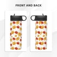 thumbnail image 3 of Sikiie Maple Leaf Print 18OZ Insulated Straw Cup, Portable Leak-proof Sports Water Bottle, Stainless Steel Water Cup Suitable for Home and Outdoor, 3 of 8