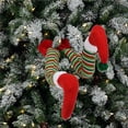 thumbnail image 4 of Naiovety Christmas Legs Pendant Climbing Window Outdoor Holiday Ornament with Living Xmas Shoes Stuffed Year New Room Feet Kits de decoración para fiestas No.1 Naiovety HA045654-01, 4 of 6
