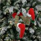 thumbnail image 4 of Naiovety Christmas Legs Pendant Climbing Window Outdoor Holiday Ornament with Living Xmas Shoes Stuffed Year New Room Feet Kits de decoración para fiestas No.1 Naiovety HA045654-01, 4 of 6