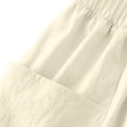 thumbnail image 6 of Miluxas Girls Casual Shorts Lightweight Parachute Short Pants with Pockets Summer Shorts Hiking Sports Beige 5-6 Years, 6 of 6
