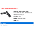 thumbnail image 2 of Front Left Lower Control Arm - Compatible with 2011 - 2016 Scion tC 2012 2013 2014 2015, 2 of 2