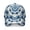 Blue and White Tie Dye Pattern, variant on Red and Yellow Tie Dye Pattern Baseball Cap, Outdoor Travel Cap with Snap Closure & Sweatband, Breathable Eyelets Gifts for Unisex Men Women