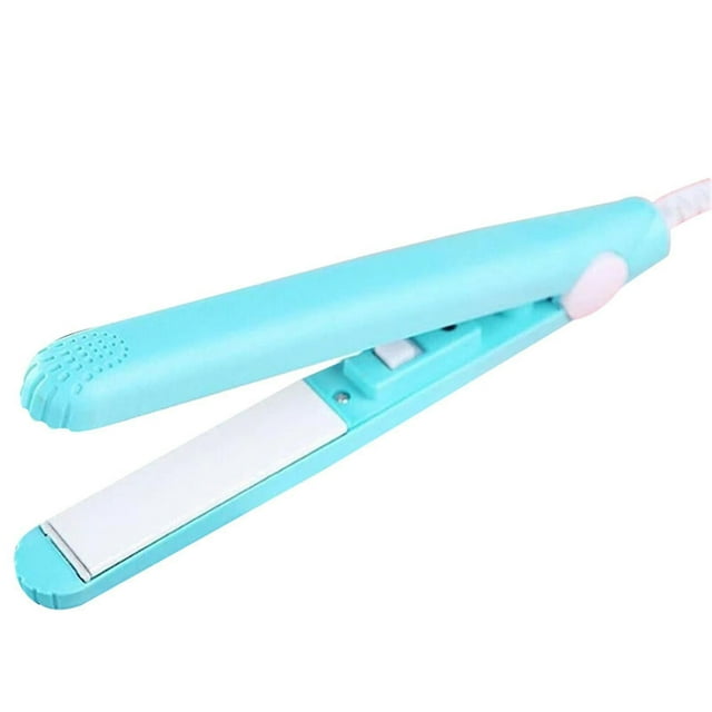 Mini rizador de pelo de cerámica Plancha de pelo 2 en 1 Peinado rápido Efecto de larga duración Kuyhfg Sin marca