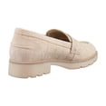 thumbnail image 5 of Vionic Cleo Loafer Women's Loafers & Slip-Ons Lucid Beige Crocco Size 6.5 M, 5 of 8