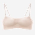 thumbnail image 3 of Zpanxa Wireless Bras for Women Push-up Breathable Thin Strap Seamless Bras Pink 34AB, 3 of 6