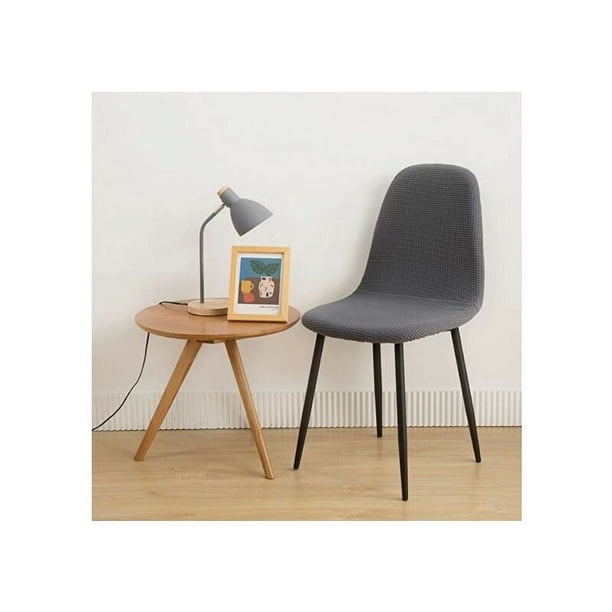 Funda para silla de comedor, funda para silla tapizada moderna, fundas elásticas de ajuste perfecto, protector de silla de estilo nórdico para cocina, sala de estar, hotel (4 piezas)