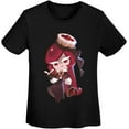 thumbnail image 4 of Shadow Milk Cookie Ladies Summer Print Fashion T-Shirt, 4 of 7