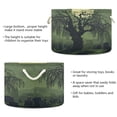 thumbnail image 3 of Collapsible 20" Round Storage Basket with Handles Laundry Hamper Open Storage Bins Old Willow Tree, 3 of 6