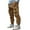 Yellow, variant on MKHSQHDG Male Pants Men's Relaxed Straight Sanded Carpenter Jean S