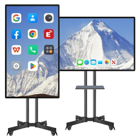 JYXOIHUB 49" Smart Board, Touch Screen Digital Electronic Calendar Smartboard 2K Interactive Display for Education Training, Offices(Include Wall Mount)