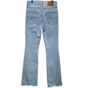 Levis Womens High Rise Flare Jeans Sz 2 (26x32) Stellar Stretch Light Blue Denim