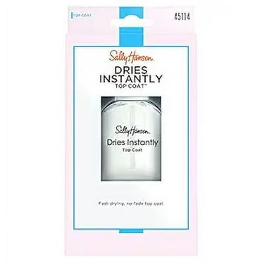 Sally Hansen Nail Top Coat, Dries Instantly, 0.45 Oz, 3 Pack