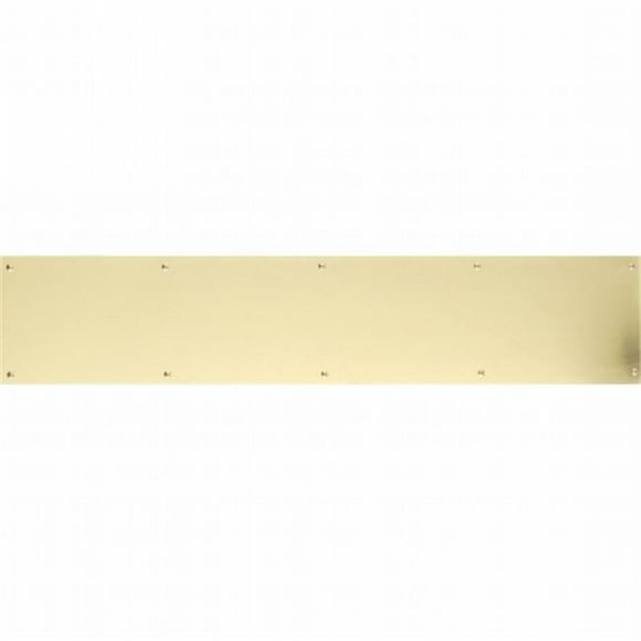 Brass Accents A09-P0628-PVD 6 x 28 Po à Visser Poli Plaque de Serrage en Laiton