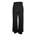 thumbnail image 5 of QHFBli Wide Leg Pants for Women High Wasited Baggy Palazzo Pants Casual Pull On Bell Bottom Smocked Elastic Waist Pants, 5 of 5
