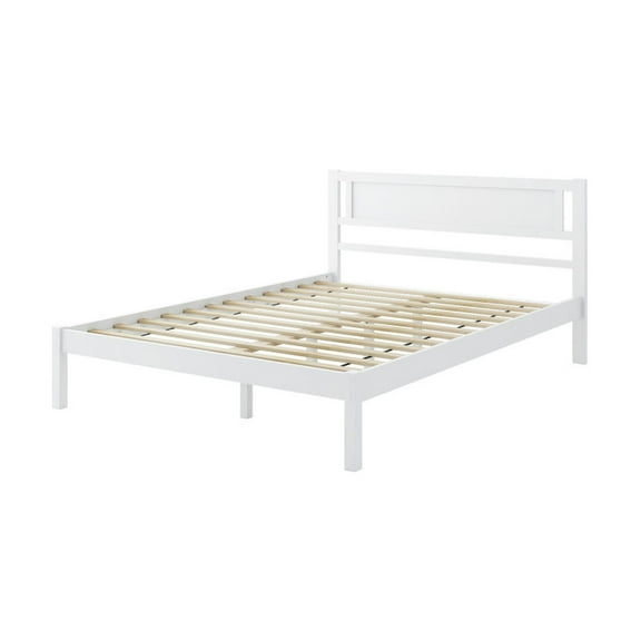 Resenkos Modern Bed,Frame Bed, Twin/Full/Queen Size Wood Bed Frame with Headboard and Wooden Slats Support-Queen