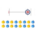 thumbnail image 1 of TIELUTT Desktop Puzzle Double Curling Game Parent Child Indoor Interactive Table Game Ice Children's Toys 30cm Basing Battlefield Rocks Dungeon Crawler Chaos Daemons Party & Co Summer, 1 of 8