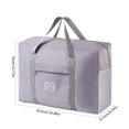 thumbnail image 3 of Foqnuq Foldable Travel Duffel Bag, Lightweight Sport Tote, Waterproof Luggage, Extra Large Capacity Weekend Bag for Gym, Travel, Outdoor Activities, 3 of 7