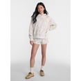 thumbnail image 2 of No Boundaries Oversized Fleece Hoodie, Women's and Women's Plus Sizes XXS-4X, 2 of 5