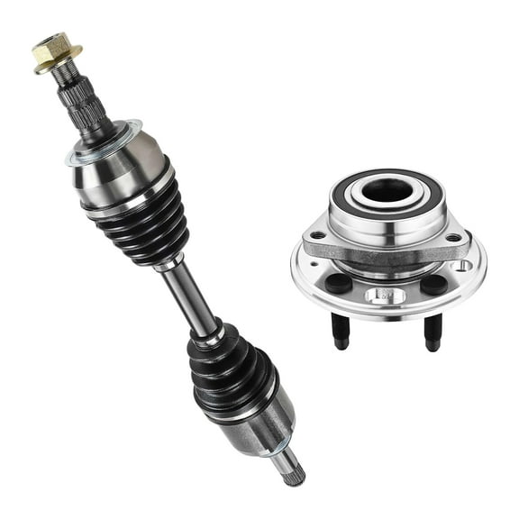AutoShack Front Left or Right CV Axle Shaft Wheel Hub Bearing Assembly Replacement for 2013-2015 Chevrolet Malibu FWD 2014-2020 Chevrolet Impala FWD Driver or Passenger Side 5-Lug 5 HUB010200277