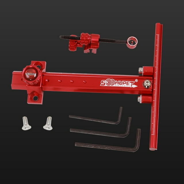 Lefu Arc de Visée en T Recourbé et Flèches Accessoires de Tir à l'Arc Métal Vue Compétitif