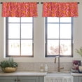 thumbnail image 4 of LALILO Kitchen Curtain Valance Fashion Exotic Ethnic Tribal Rod Pocket Window Curtain 52"x 18" Set of 2, 4 of 7
