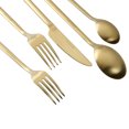 thumbnail image 4 of Better Homes & Gardens 20-Piece Holden Stainless Steel Flatware Set, Gold, Service for 4, 4 of 5