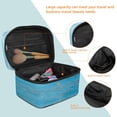 thumbnail image 4 of ERJLKXP Starfish Wooden Board Makeup Bags Travel Cosmetic Bag Case, Large Capacity Organizer and Storage, Portable Pouch Toiletry bag for Women & Girls, 4 of 7