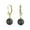 Black, variant on Bling Jewelry Womens Petite 10K Gold Dangle Earrings with Freshwater Pearl - June Birthstone