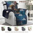 thumbnail image 6 of SCRAWLGOD Galaxy Bear Print Recliner Chair Cover Anti Dust Non Slip Furniture Protector Breathable Recliner Chair Cover with Elastic Straps, 6 of 7