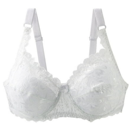Womens Bras Clearance under $5! Xqxayjr Women s Push Up Lace Bra Underwire Plunge Full Coverage Bras Sexy Plus Size Support Everyday Bras