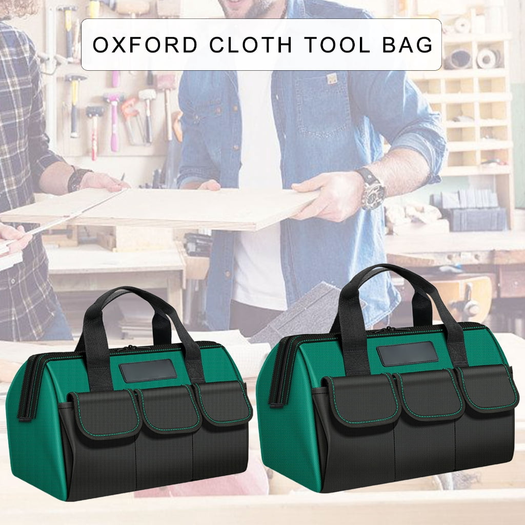 16/18inch Tool Bag Heavy Duty Tool Storage Bag Large Capacity Tool Storage Bag for Electricians Power Tool Organizers