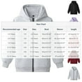 thumbnail image 3 of Boys Sweatshirts Long Sleeve Outdoor Zip Up Sweatshirt with Pockets Girls Hoodies Clothes for Kids Size 4-13, 3 of 5