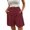 C-Wine414, variant on DHFJKG Womens Summer Straight Leg Shorts Casual Elastic Waist Solid Color Loose Fit Comfortable Daily Wear Shorts With Pockets Versatile Bottoms