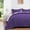 Purple, variant on DNG Creations 5 Piece Diamond Pattern Comforter Set, 800 Thread Count, 100% Egyptian Cotton - King/California King Size, Solid Purple Color